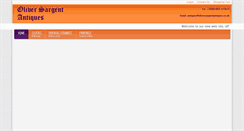 Desktop Screenshot of oliversargentantiques.com